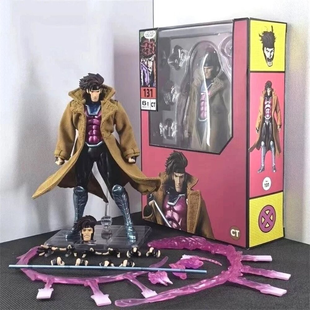 Gambit X-Men Comic Version w/Accessory 6" Action Figure CT Toys #131 New Box